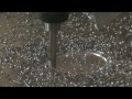 DIY CNC spindle cuts aluminum