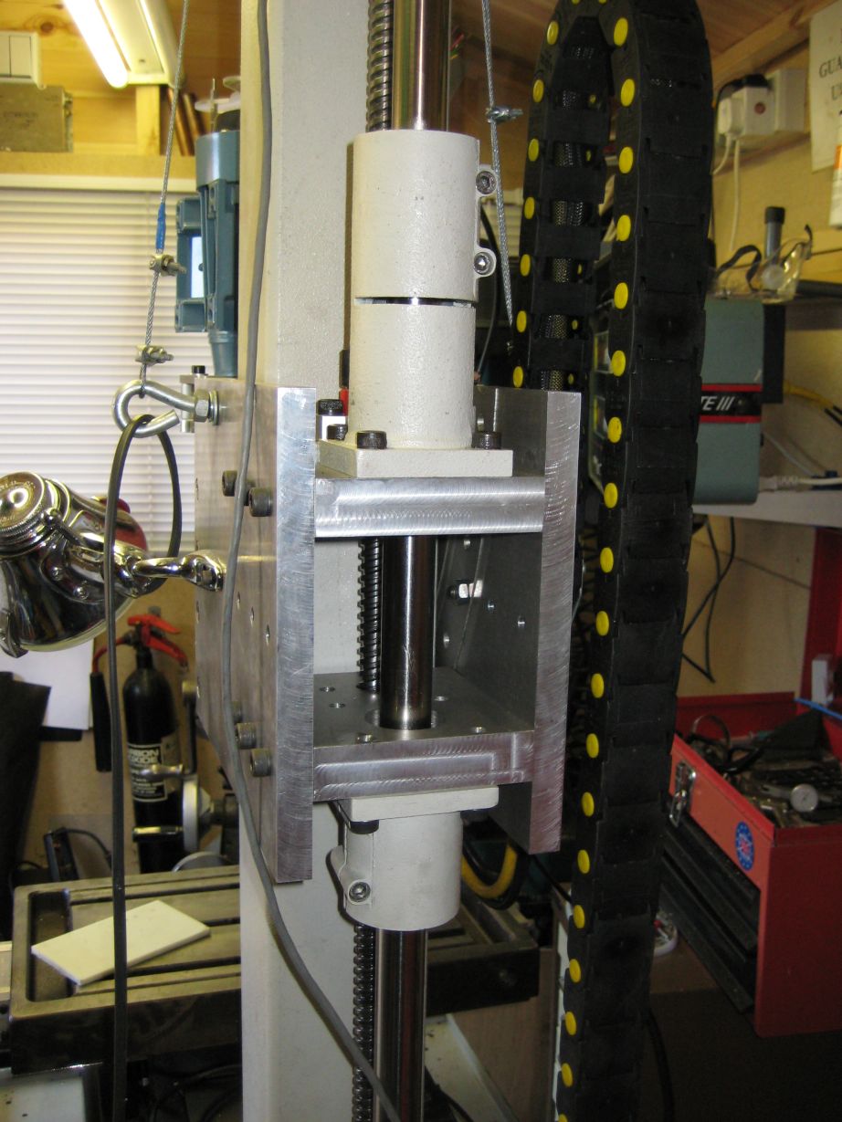 Z axis bearings / rear guide rail