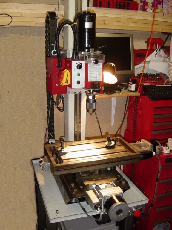 Old CNC mill top half