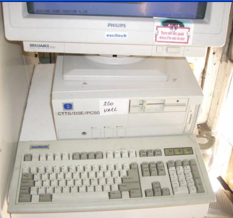 Im told this computer belongs to noah. could someone tell him to come and collect it please its in the way.