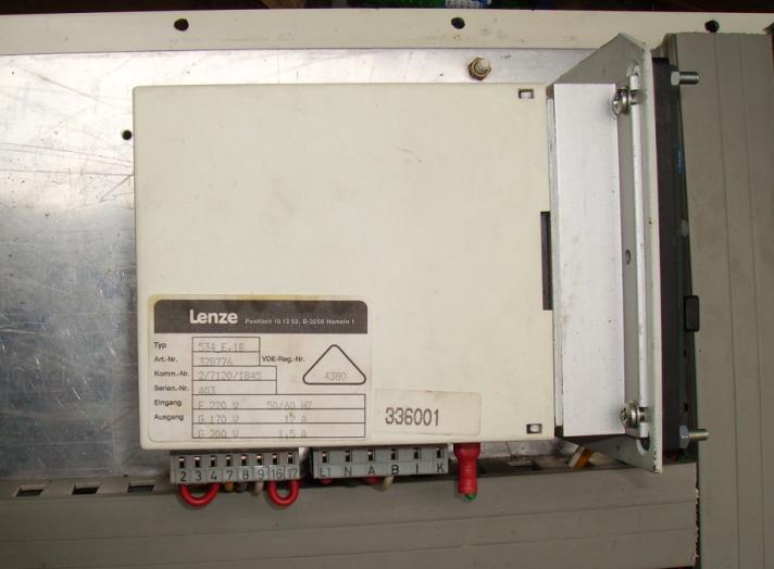 Lenze speed controller model 534