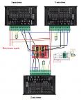 Click image for larger version. 

Name:	Stepper shield connection.jpg 
Views:	24733 
Size:	208.3 KB 
ID:	25940