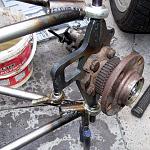 Reverse trike wheel hub
