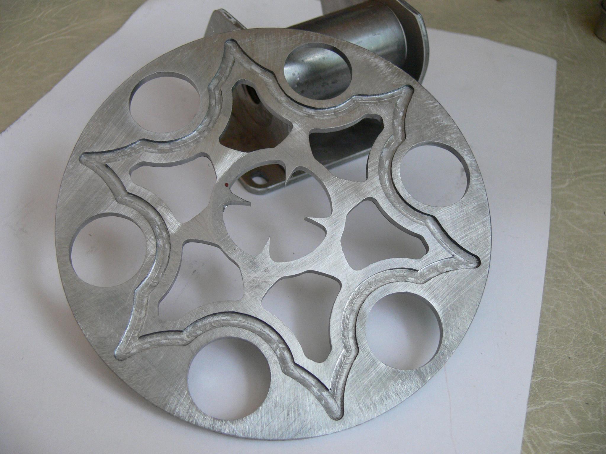 Gatling gun part cut with my homemade CNC milling machine no2