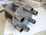 Gatling gun exhaust tip