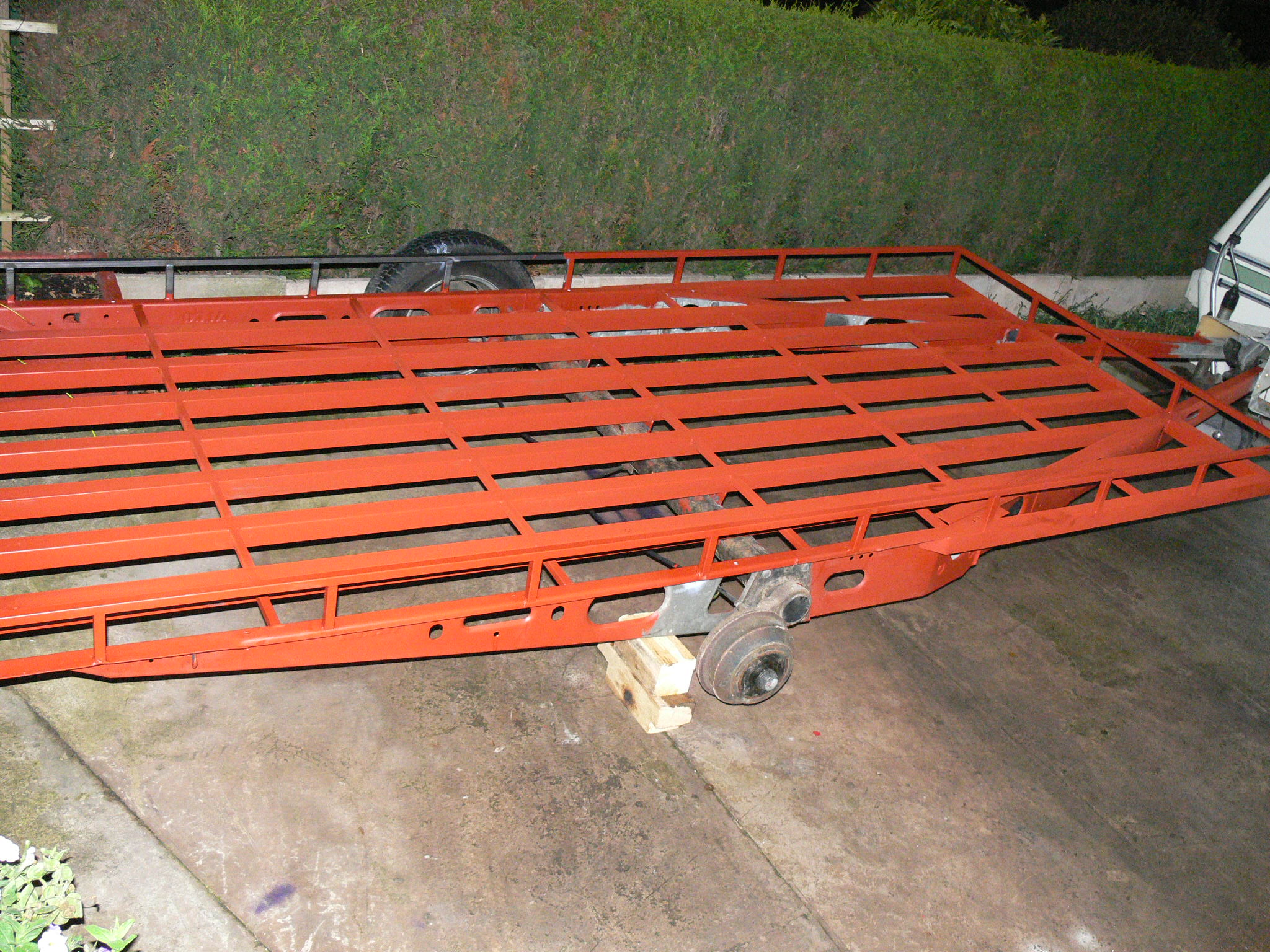 Caravan to trailer conversion