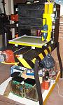 My first CNC made in my partners kitchen in 2009.
Big bertha was started also in 2009 Im am now re working the design and just starting to use the bits and bobs bought for it 3 years ago.