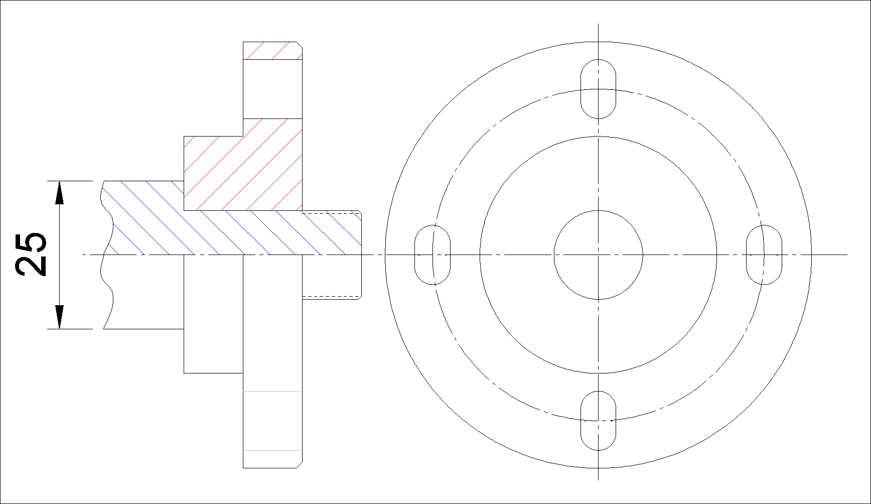 Fixed ballscrew end mount idea
