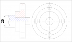 Fixed ballscrew end mount idea