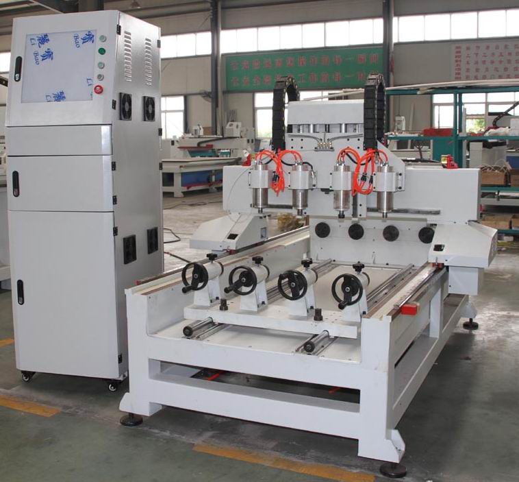 4 axis cylinder wood and foam working CNC router
WITH FOUR ROTARIES,CAN DO ANY 3D ENGRAVING of wood and foam